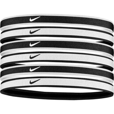Nike Tipped Swoosh Sport Headbands 6PK 2.0 Bílý – Zboží Dáma