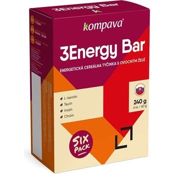 Kompava 3Energy Bar 6 x 40 g