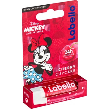 Labello Cherry Cupcake Limited Disney Edition Minnie pečující balzám na rty 4,8 g