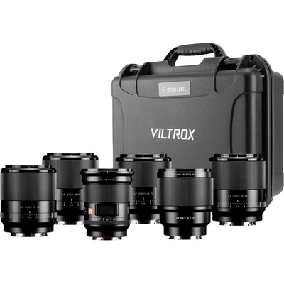 Viltrox sada AF f1,8 Full Frame objektivů 16/24/28/35/50/85 mm s ochranným kufrem (Sony E)
