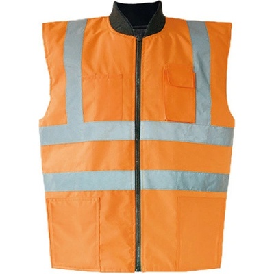 Korntex Ural Oboustranná reflexní vesta KX803 Signal Orange