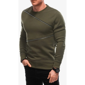 Image 1 of Ombre Clothing Зелен мъжки суитчър с декоративни ципове Ombre Clothing Ombre Clothing | Zelen | МЪЖЕ | S