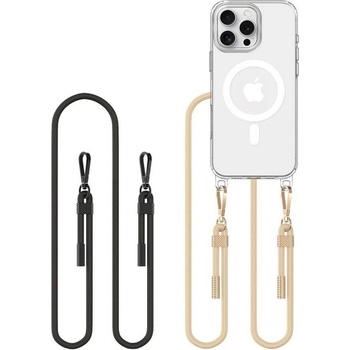 Tech-Protect Magsafe Калъф с Връзка за iPhone 16 Pro Max, Tech-Protect FlexAir Chain Case, Прозрачен (5906302311736)