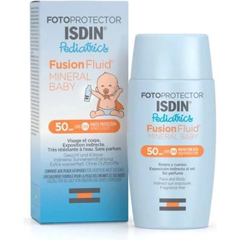 ISDIN Pediatrics Fusion Fluid Mineral SPF50 50ml Sunscreen - Clear