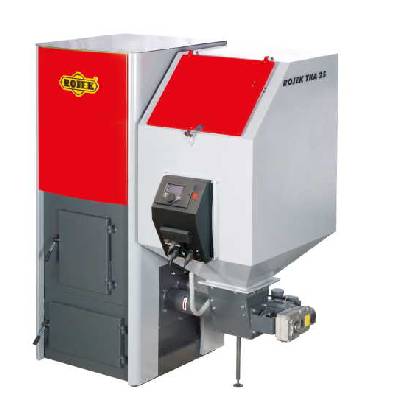 Automatický kotel ocelový ROJEK TKA 80, s násypkou 300l, výkon 80 Kw