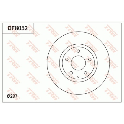 Brzdový kotouč TRW DF8052