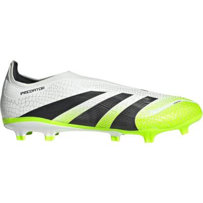 Adidas Футболни бутонки Adidas Predator League Laceless Firm Ground Football Boots - White/Blk/Lemon