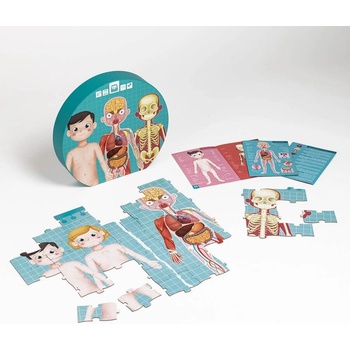 Eurekakids Образователен пъзел, Eurekakids, Човешкото тяло, 100 части (EU69181500)