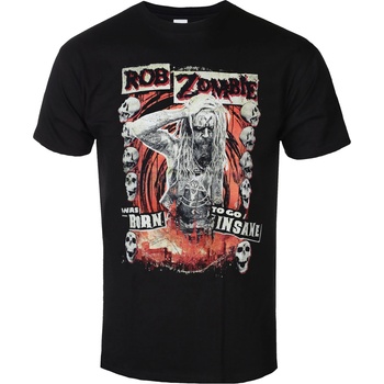 Image 1 of ROCK OFF мъжка тениска Rob Zombie - Born To Go Insane - ROCK OFF - RZTEE06MB