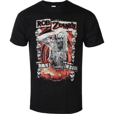 ROCK OFF мъжка тениска Rob Zombie - Born To Go Insane - ROCK OFF - RZTEE06MB