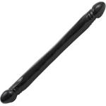 Doc Johnson Double Header Dong Smooth 18" Black