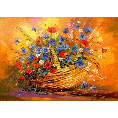 Enjoy Basket with Flowers 1000 dielov