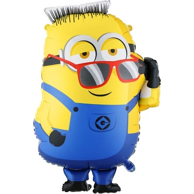 PartyDecoMimoni Nafukovací fóliový balónek Minion Ron 79x53cm