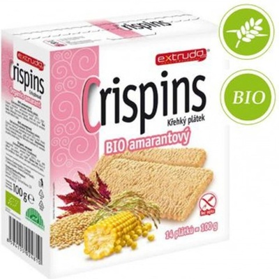 Extrudo Crispins BIO krehký plátok amarantový 100 g