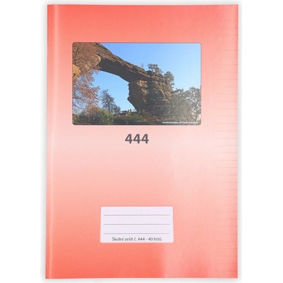 Vikpap 444 Sešit A4 linka 40l.