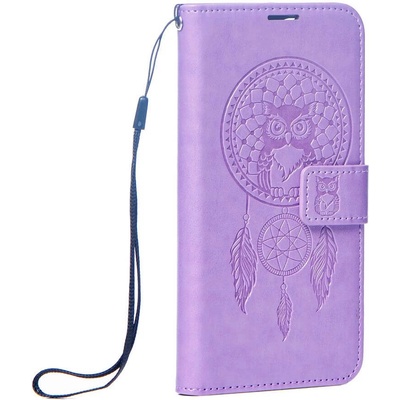 Forcell Кожен Калъф за Samsung S24, Forcell Mezzo Book Case, Лилав (5903396234477)