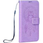 Forcell Кожен Калъф за Samsung S24, Forcell Mezzo Book Case, Лилав (5903396234477)