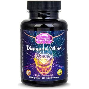 Dragon Herbs Памет и концентрация - Diamond Mind, 100 капсули (001603 (160) DH)