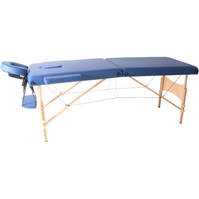 MH Star skládací dřevěné lehátko ETF50 - 71cm - modré