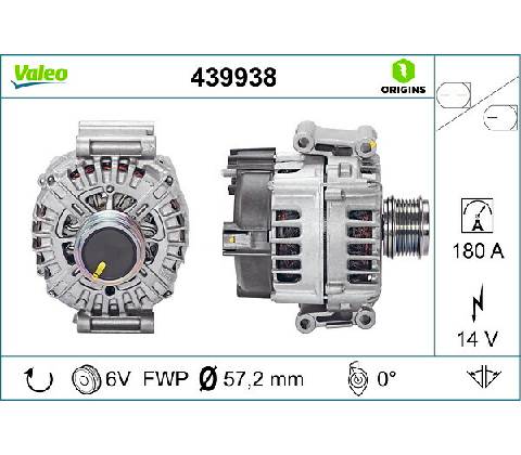 Alternátor VALEO 439938