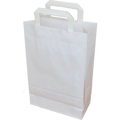 Svět Tašek Tašky papírové kraft plochá ucha - 220 x 100 x 350 mm