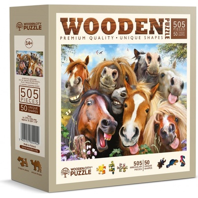WOODEN CITY Dřevěné Koně všude kolem 505 dielov