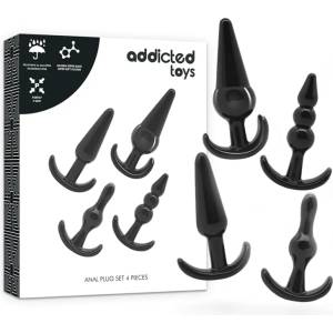  Анални плъгове, комплект за разнообразни усещания - Set 4 Anal Plugs (D-226995)