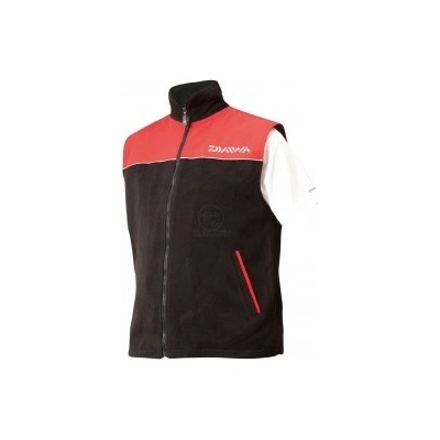 DAIWA VESTA FLEECE WAISTCOAT ČERVENÁ