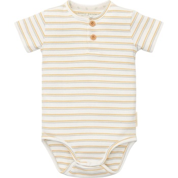 Little Dutch Бебешко боди с къс ръкав Little Dutch - Multi stripe, 50 cm, 0-1 м (CL24290001)