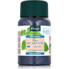 Kneipp Pure Relaxation Lemon Balm sůl do koupele s minerály 500 g