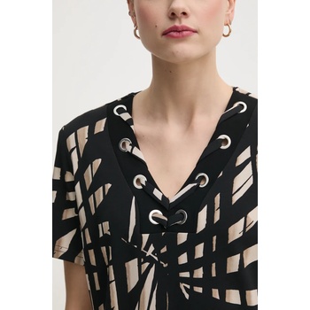 Joseph Ribkoff Рокля Joseph Ribkoff в черно къса със стандартна кройка 251266 (251266)