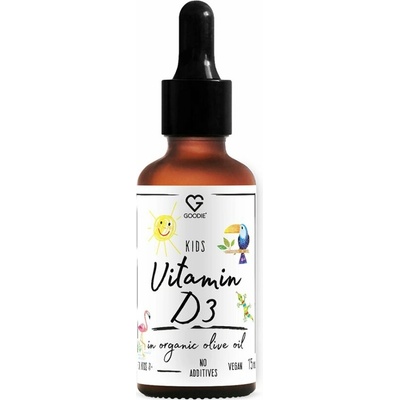 Goodie Detský vitamín D3 400 IU v BIO Extra panenskom olivovom oleji 15 ml