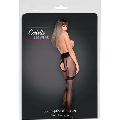 Cottelli Crotchless Tights 2530317 Black