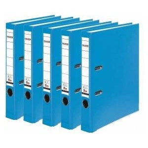 Falken 5x PP-Color plastic folder 5 cm narrow DIN A4 aqua - 15047980