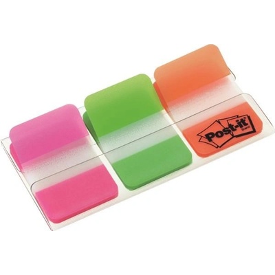 3M Post-it index extra silný neónové farby 25 x 38 mm