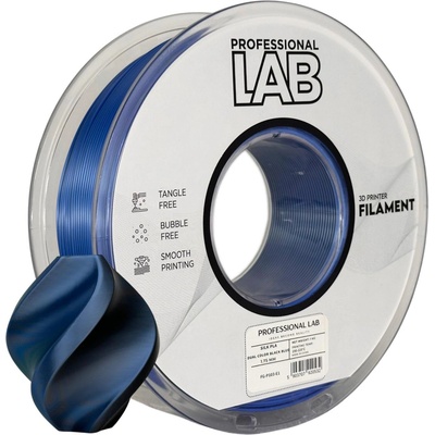 Professional Lab FG-P103-E1, 3D филамент, PLA Silk, 1, 75mm, 1000g, Dual Color, Многоцветен (Black, Blue) (FG-P103-E1)