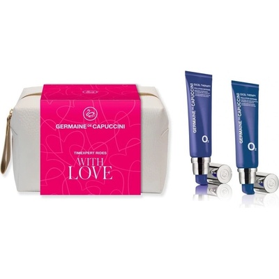 Germaine de Capuccini Excel Therapy O2 letní set pleťová emulze 50 ml + krém na oční okolí 15 ml darčeková sada