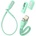 Baseus Кабел за устройства с USB-C порт (22 см) - Baseus Bracelet USB-C Cable (CATFH-06A) (зелен) (CATFH-06A)