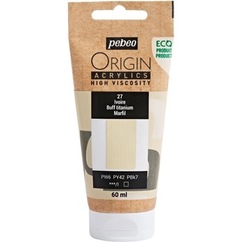 Pébéo Origin АКРИЛНА боя Buff Titanium 60 ml 1 бр (817027)