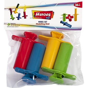Image 1 of Heroes Детски комплект Heroes - Спринцовки за пластилин (ERN-567)