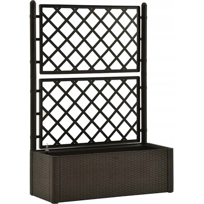 VidaXL Květináč 100 x 43 x 142 cm plast béžový