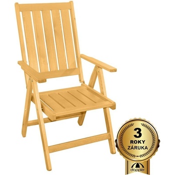 Doppler DOVER dřevěné polohovací zahradní křeslo
