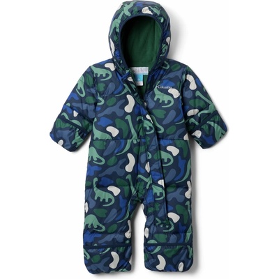 Columbia Детска грейка Columbia Kid's Snuggly Bunny II Bunting Overall - Collegiate Navy Dinoflauge / Rain Forest - размер 0-3 Months (702-5065-0311)