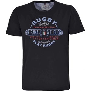 Italian rugby style Тениска irs 25025a-15 (25025a-15-black)
