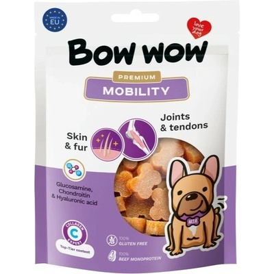 BOW WOW Premium Mobility funkčná maškrta pre zdravé kĺby 60 g