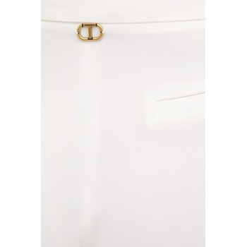 Twinset Панталон Twinset в бежово с широка каройка, с висока талия 252TT2401 (252TT2401)