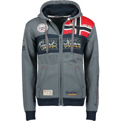 GEOGRAPHICAL Norway mikina FLYER MEN 042 tmavě šedá