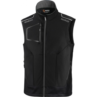 Sparco ILLINOIS TECH TW pánská softshell vesta černá