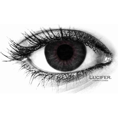 Lucifer Barevné čočky - nedioptrické - Cloud Black 2 čočky – Hledejceny.cz