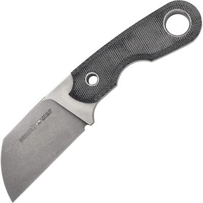 Viper BERUS2 Sheepfoot Stonewash M390, Black Canvas Micarta, Kydex VT4014CB